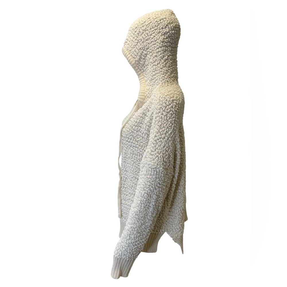 Trend Shop Cozy Cream Hooded Sweater size M/L - Picture 3 of 4